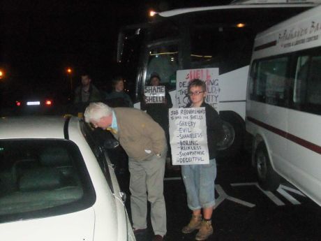 Click on image to see full-sized version Shell Director John Egan at this years oral hearing