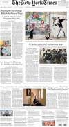 The Times's front page report The Times's front page report