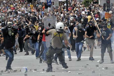 The Greek authorities try to terrorise, but they are terrified