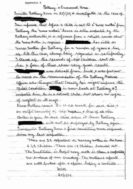 Deputy Chief Medical Advisor exonerates nurse mother inspector wanted prosecuted - sick child was 'delicate' and needed 'country air'