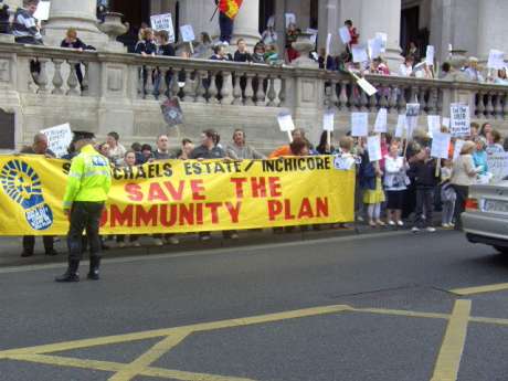 A section of the crowd