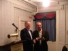 Pat Rabbitte presents the Jim Kemmy award to Vincent Mc Grath Pat Rabbitte presents the Jim Kemmy award to Vincent Mc Grath